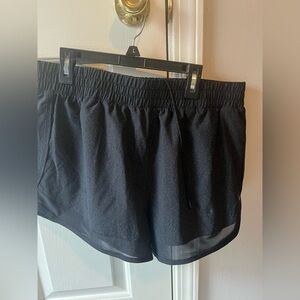 Asics Women's Black Athletic Shorts